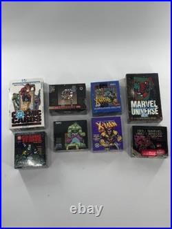 Vintage Sealed Trading Card Lot 8 Factory Sealed Boxes 1990s Marvel/DC/Skybox