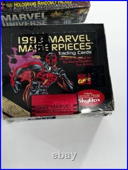 Vintage Sealed Trading Card Lot 8 Factory Sealed Boxes 1990s Marvel/DC/Skybox