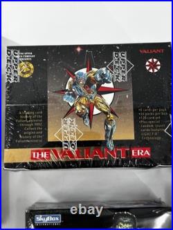 Vintage Sealed Trading Card Lot 8 Factory Sealed Boxes 1990s Marvel/DC/Skybox