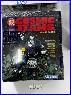 Vintage Sealed Trading Card Lot 8 Factory Sealed Boxes 1990s Marvel/DC/Skybox