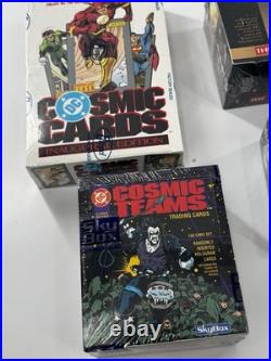 Vintage Sealed Trading Card Lot 8 Factory Sealed Boxes 1990s Marvel/DC/Skybox