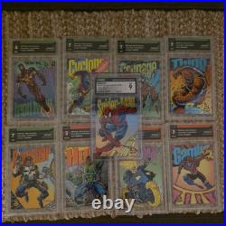 Vintage Trading Cards 94 Marvel Universe Power Blast Set Graded Slabs