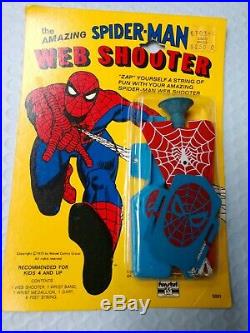 Vtg New Unopened 1975 Funstuf Marvel Comics Amazing Spiderman Web Dart Shooter