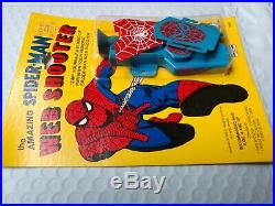 Vtg New Unopened 1975 Funstuf Marvel Comics Amazing Spiderman Web Dart Shooter