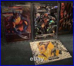 WOLVERINE Marvel cards collection Vibranium Refined Cracked Ice Anime + MORE