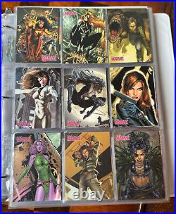 WOMEN OF MARVEL 1 & 2 Complete sets & Sapphire set plus ALL CHASE SETS