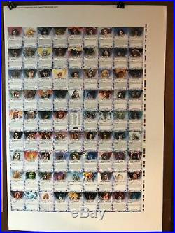 WOMEN OF MARVEL 2008 Full Uncut Sheet of 81 Trading Cards by RITTENHOUSE 28X40