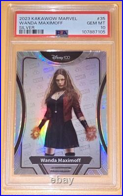 Wanda Maximoff Elizabeth Olsen PSA 10 Low Pop 2023 Kakawow Phantom Disney 100