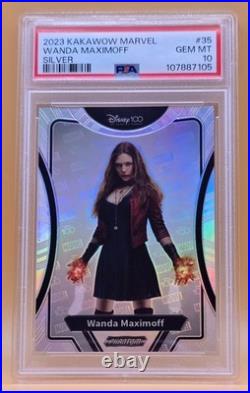 Wanda Maximoff Elizabeth Olsen PSA 10 Low Pop 2023 Kakawow Phantom Disney 100