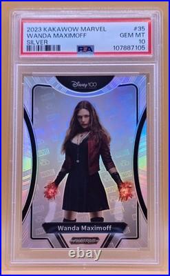 Wanda Maximoff Elizabeth Olsen PSA 10 Low Pop 2023 Kakawow Phantom Disney 100