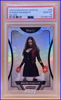 Wanda Maximoff Elizabeth Olsen PSA 10 Low Pop 2023 Kakawow Phantom Disney 100