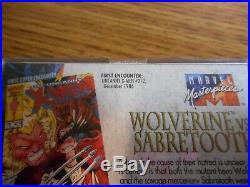 Wolverine vs Sabretooth Battle 3-D 1992 Marvel Masterpieces SkyBox trading Card