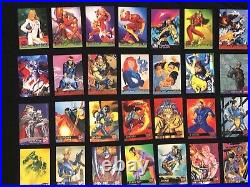 X-Men Marvel Trading Card Lot Of 318 Cards