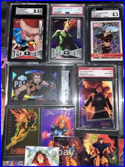 X-Men Marvel cards Lot PMG Wolfsbane Magik Phoenix PSA CGC SGC Slabs Comic Cards