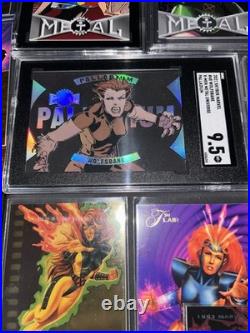 X-Men Marvel cards Lot PMG Wolfsbane Magik Phoenix PSA CGC SGC Slabs Comic Cards