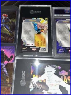 X-Men Marvel cards Lot PMG Wolfsbane Magik Phoenix PSA CGC SGC Slabs Comic Cards