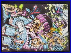 X-Men vs Sentinals Marvel PSC Sketch 9 Card Puzzle by Jim Kyle Wolverine Gambit
