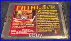 X-OVERS 1994 Fleer Ultra X-Men FATAL ATTRACTIONS CARD #108 1-OWNER/ NM-MINT