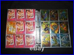 X-men 1995 Fleer Ultra Master Card Set Walmart Gold Binder, Chase Promos Mint