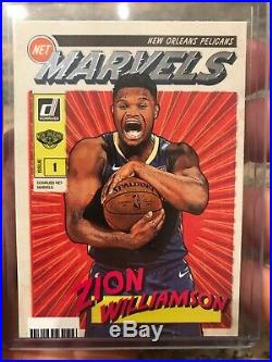 ZION WILLIAMSON 2019-20 Donruss Basketball Net Marvels No. 4 Hot Card- PSA10
